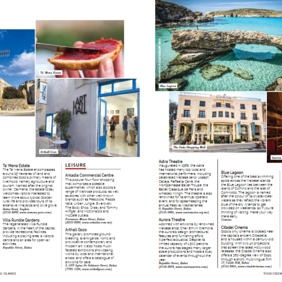Arthall at Malta Insider, International Visitors’ Guide.