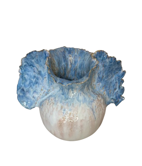 Jane Birchall - Blue Pearl winged vessel